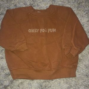 Baby Zara Rust Sweater
